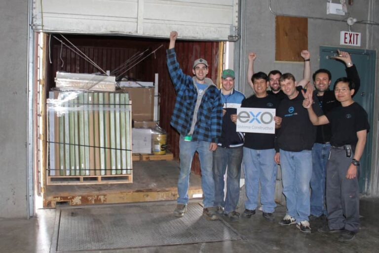Container Carrying EXO Models Leave British Columbia, Canada