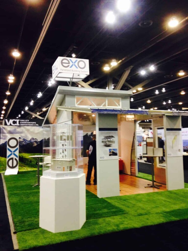 EXO Display Booth at BuildEX Vancouver 2016
