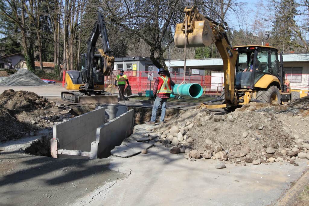 SD 44 Lynnmour Drainage & Landscape/Asphalt Restoration Project Completed