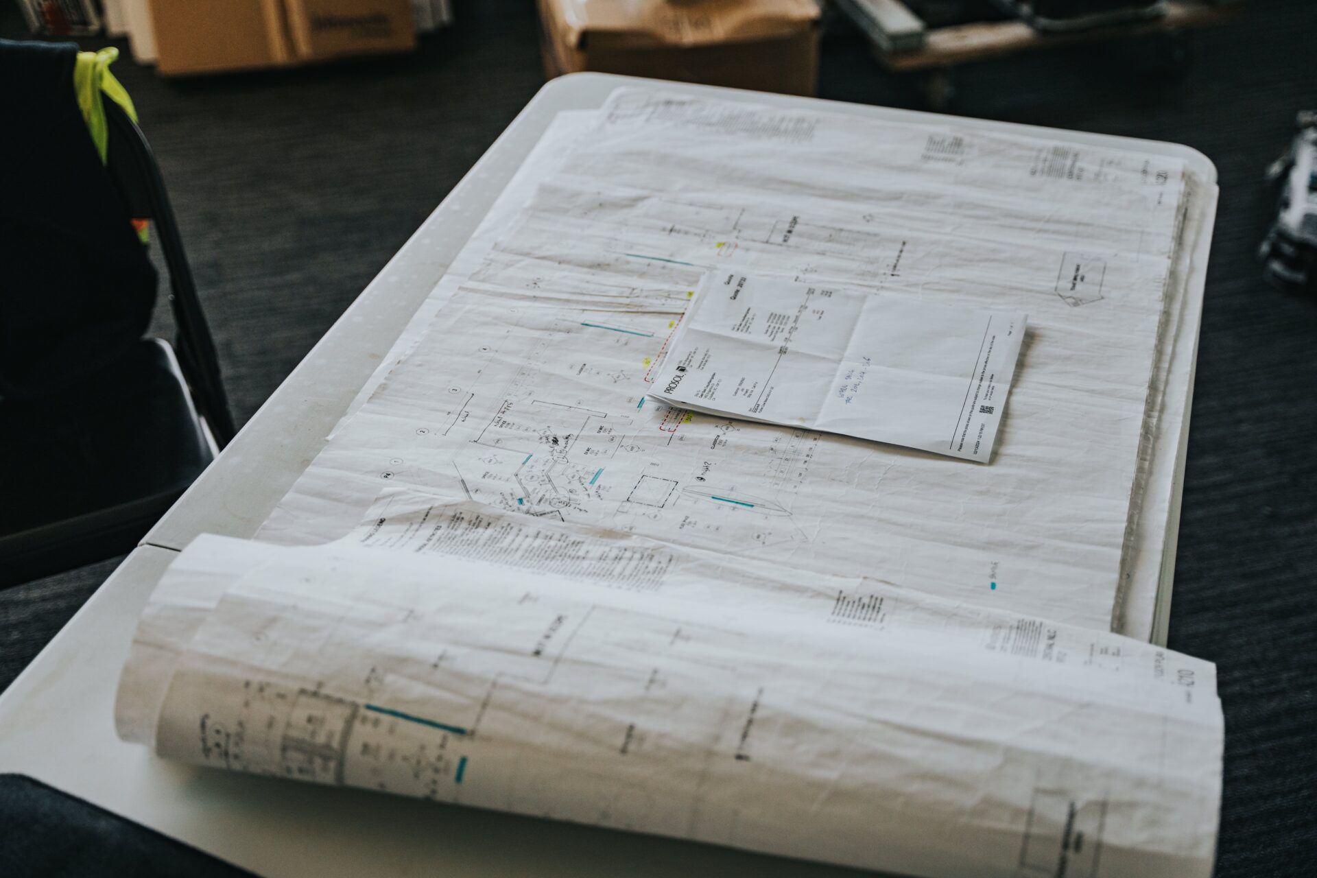 construction plans for a building