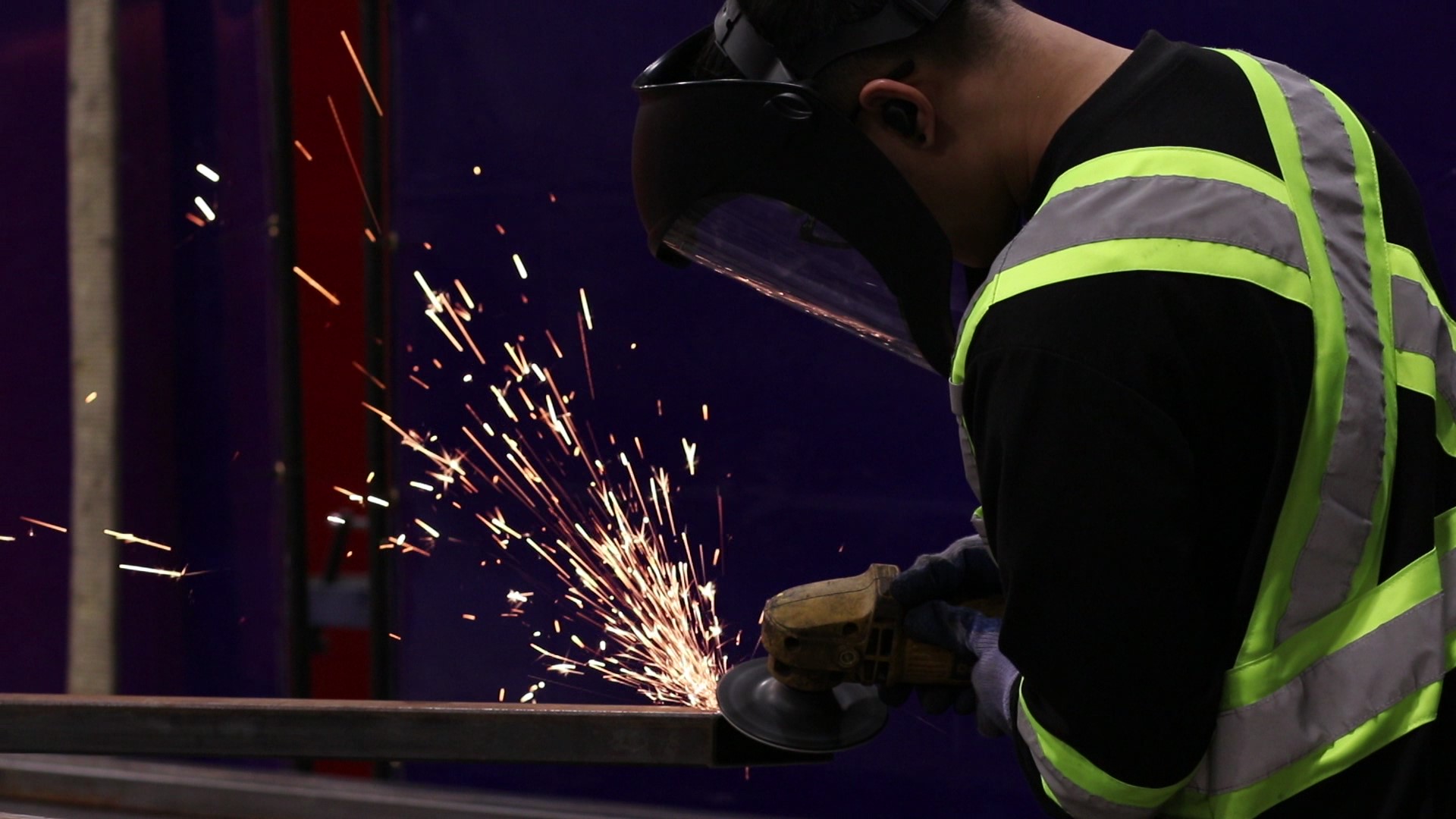 EXO construction team manufacturing a modular building system